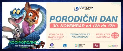 Zootropolis 2 stiže na Porodični dan 30. novembra uz super avanturu i poklone 
